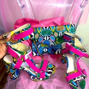 Purse with matching Heels